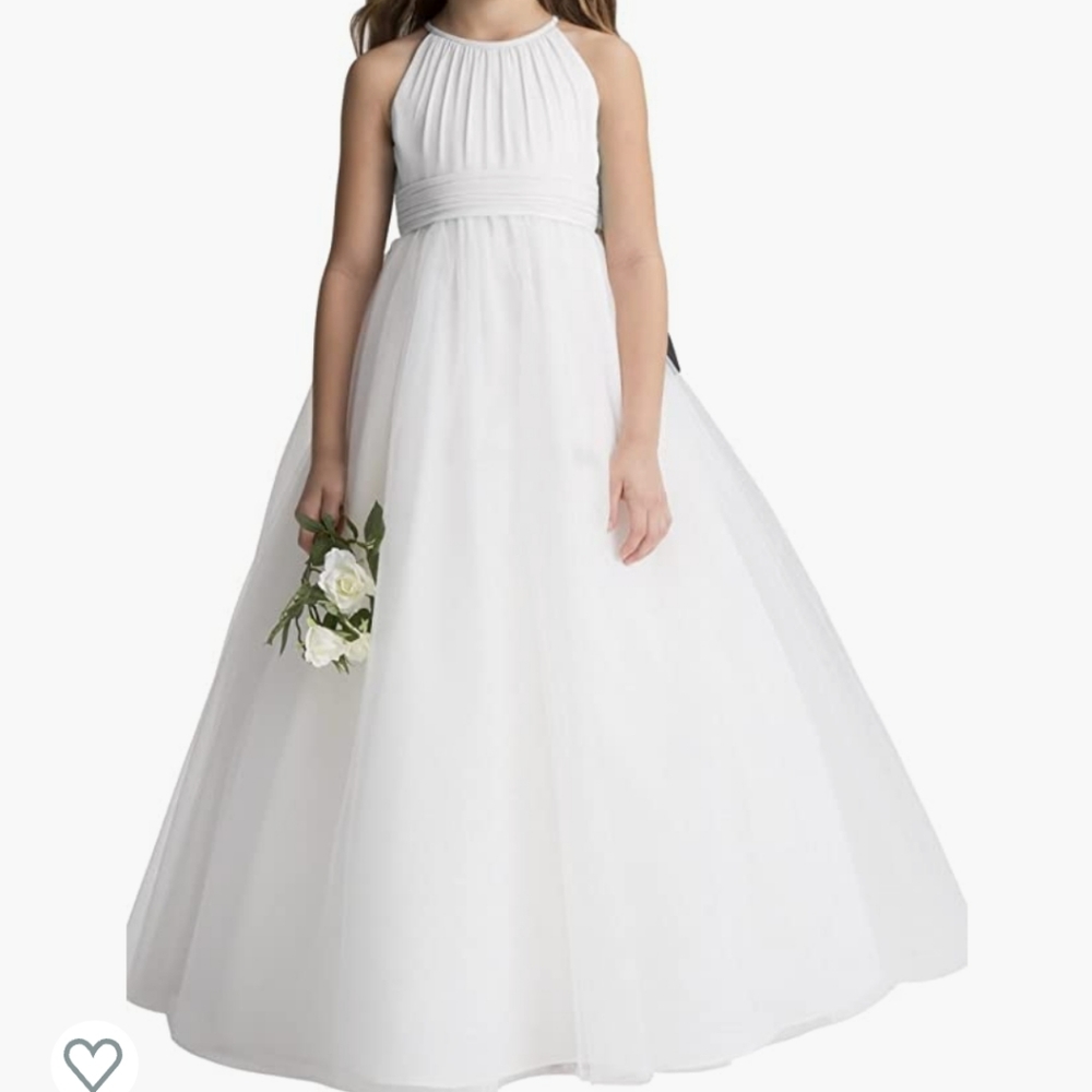 Flower girl Dress, ivory, size 14